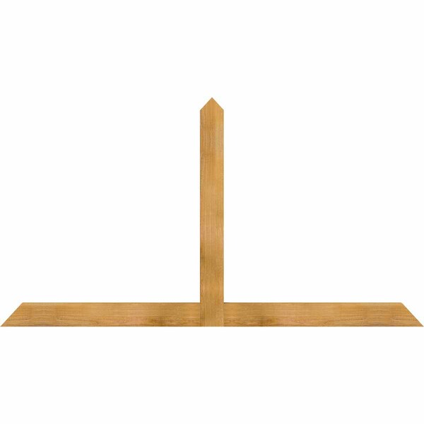 Ekena Millwork Portland Rough Sawn Timber Gable Bracket, Western Red Cedar, 72"W x 39"H x 2"D x 4"F, 13/12 Pitch GBW072X39X0204POR00RWR - main